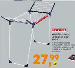 Globus Baumarkt Leifheit wäseständer „pegasus 180 solid“ Angebot