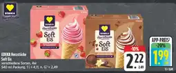 E-Center Edeka herzstücke soft eis erdbeer Angebot