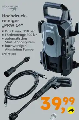 Globus Baumarkt Woodsur hochdruckreiniger „prw 14“ Angebot