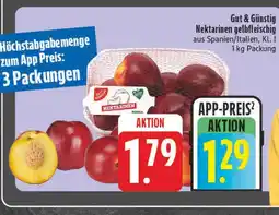 E-Center Gut & günstig nektarinen gelbfleischig Angebot