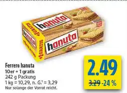diska Ferrero hanuta Angebot