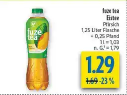 diska Fuze tea eistee pfirsich Angebot