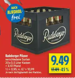diska Radeberger pilsner Angebot