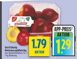 diska Gut & günstig nektarinen gelbfleischig Angebot