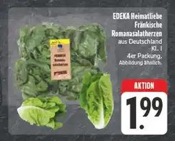 E-Center Edeka heimatliebe fränkische romanasalatherzen Angebot
