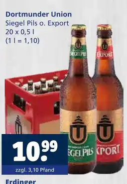Getränkewelt Dortmunder union siegel pils Angebot