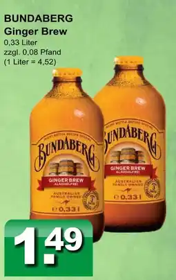 Getränkeparadies Gefromm Bundaberg ginger brew Angebot
