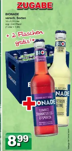 Getränkeparadies Gefromm Bionade bionade Angebot