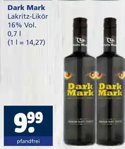Getränkewelt Dark mark lakritz-likör Angebot