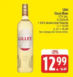 E-Center Lillet classic blanc Angebot