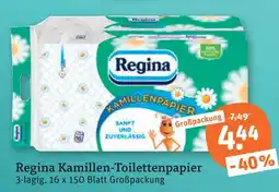 tegut Regina kamillen-toilettenpapier Angebot