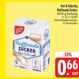 E-Center Gut & günstig raffinade zucker Angebot