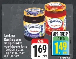 E-Center Landliebe konfitüre heidelbeeren Angebot