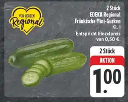 E-Center Edeka regional fränkische mini-gurken Angebot