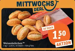 tegut Weizenbrötchen Angebot