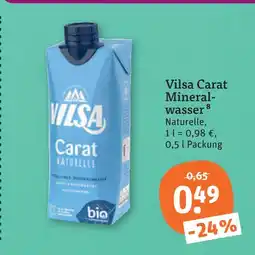 tegut Vilsa carat mineralwasser Angebot