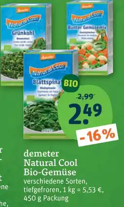 tegut Natural cool bio-gemüse Angebot