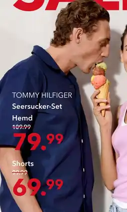 Peek & Cloppenburg Hamburg Tommy hilfiger seersucker-set hemd Angebot