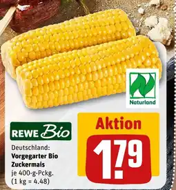 nahkauf Rewe bio vorgegarter bio zuckermais Angebot