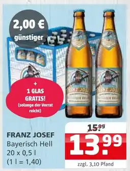 Getränke Quelle Franz josef bayerisch hell Angebot