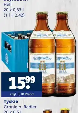 Getränkewelt Bayreuther hell Angebot