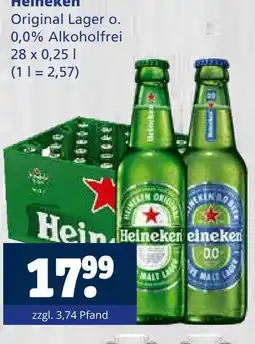 Getränkewelt Heineken original lager Angebot
