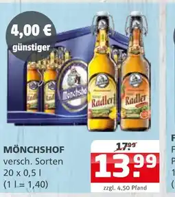 Getränke Quelle Mönchshof Angebot