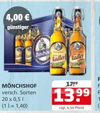 Getränke Quelle Mönchshof Angebot