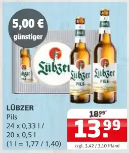 Getränke Quelle Lübzer pils Angebot