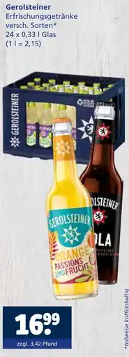 Getränkewelt Gerolsteiner cola Angebot