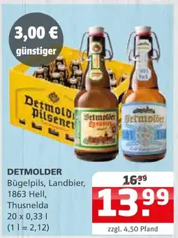 Getränke Quelle Detmolder bügelpils, landbier, 1863 hell, thusnelda Angebot