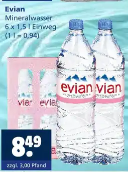 Getränkewelt Evian Angebot