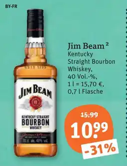 tegut Jim beam kentucky straight bourbon whiskey Angebot