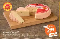 tegut Munster-géromé Angebot