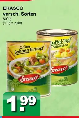 Getränkeparadies Gefromm Erasco grüne bohnen-eintopf Angebot