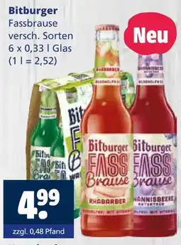 Getränkewelt Bitburger fassbrause Angebot