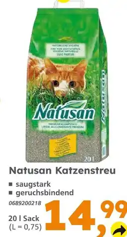Globus Baumarkt Natusan katzenstreu Angebot