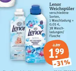 tegut Lenor weichspüler Angebot