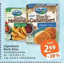 tegut Alpenhain back-käse Angebot