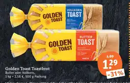 tegut Golden toast butter toastbrot Angebot