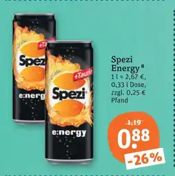 tegut Spezi energy Angebot