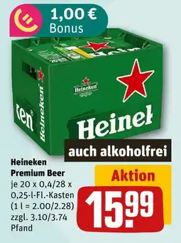 nahkauf Heineken premium beer Angebot
