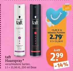 tegut Taft haarspray Angebot