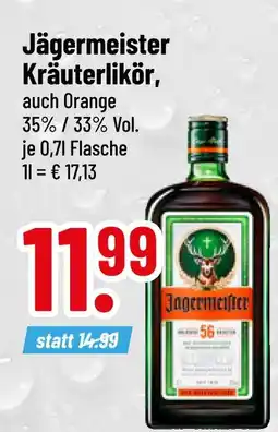 trinkgut Jägermeister kräuterlikör Angebot