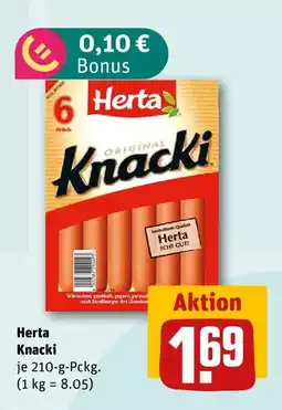 nahkauf Herta knacki Angebot