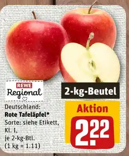 nahkauf Rewe regional rote tafeläpfel Angebot