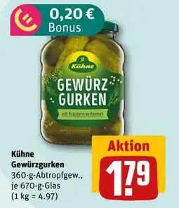 nahkauf Kühne gewürzgurken Angebot