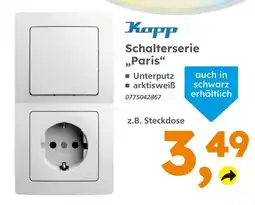 Globus Baumarkt Kopp steckdose „paris“ Angebot