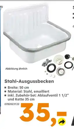 Globus Baumarkt Stahl-ausgussbecken Angebot