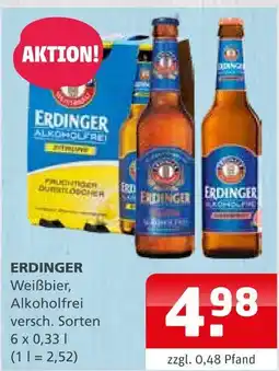 Getränke Quelle Erdinger alkoholfrei Angebot